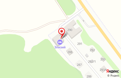Гостиница Элизий на карте