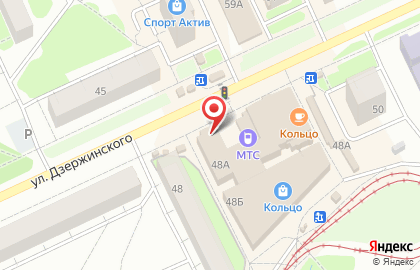 Торговая компания Доступная пресса на улице Дзержинского на карте