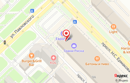 Ресторан быстрого обслуживания Скатерть-самобранка в Центральном районе на карте