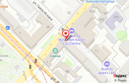 Кафе-пельменная Горячий пельмень на улице Гаяза Исхаки на карте