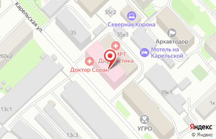 Медицинский центр Женева на карте