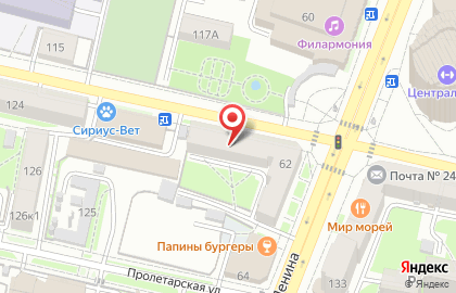 Магазин Ивановский текстиль на улице Ленина на карте