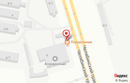 Кафе Подорожник в Орджоникидзевском районе на карте