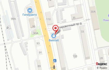Супермаркет напитков ВинЛаб на проспекте 60-летия Октября на карте