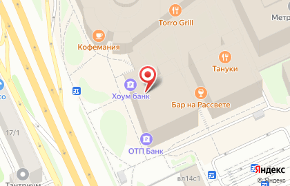 Банк Русский Стандарт в Москве на карте