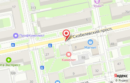 Магазин кожгалантереи на Скобелевском проспекте на карте