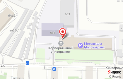 Автошкола Мосгортранс на карте