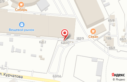 Магазин автозапчастей Kayaba в Центральном районе на карте