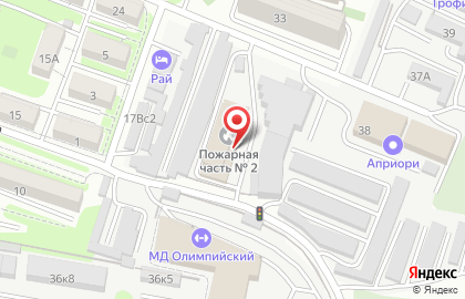 Пожарная часть №2 ФПС ГПС Главного управления МЧС России по Приморскому краю на карте