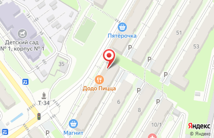 Ресторан быстрого питания Konveer на бульваре Ивана Финютина на карте
