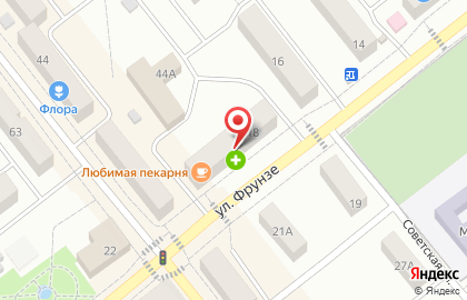 Супермаркет Магнит в Белгороде на карте