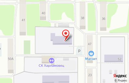 Детский сад №25 на улице микрорайона на карте