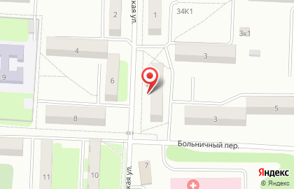 Продуктовый магазин на Партизанской улице на карте