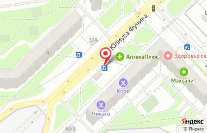 Магазин разливных напитков Воблаbeer на улице Юлиуса Фучика на карте