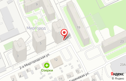 Магазин Фруктовый рай на 2-ой Миргородской улице на карте