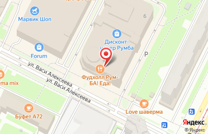 Yota в Санкт-Петербурге на карте
