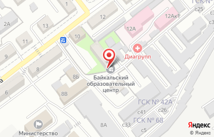 Центр переподготовки медицинских работников Байкальский образовательный центр на карте
