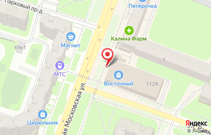 Аптека Здоровье на Большой Московской улице, 112а на карте