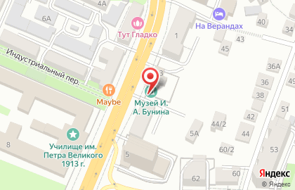 Подъём на проспекте Революции на карте