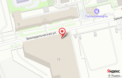 Торговая компания Транзит на Земледельческой улице на карте