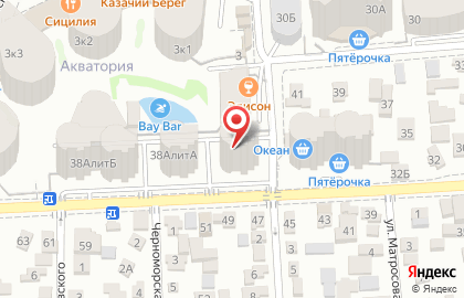 Банкомат Юго-Западный банк Сбербанка России на Красногвардейской улице в Геленджике на карте