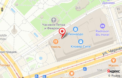 Ресторан Хмель в Калининграде на карте