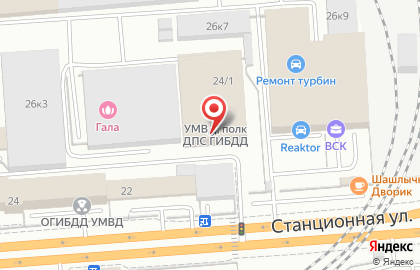 Полк ДПС Управления МВД России по г. Новосибирску на карте