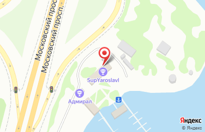 Водно-спортивный клуб Адмирал на Московском проспекте на карте
