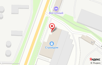 Строительный супермаркет Домострой на Тургоякском шоссе на карте