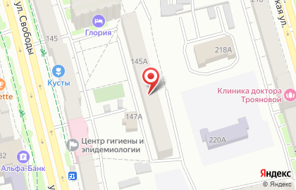 Лизинговая компания Уралпромлизинг в Советском районе на карте