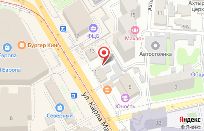 Торгово-производственная компания Мебель на улице Карла Маркса на карте