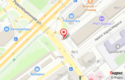 Киоск по продаже печатной продукции Печать на Революционной улице на карте
