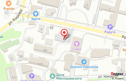 Курортная библиотека на карте