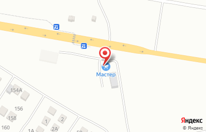 Строительный магазин Мастер на Придорожной улице на карте