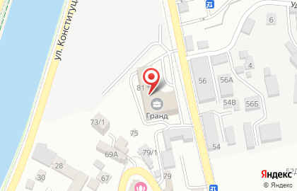 Торговый дом Гранд на Пластунской улице на карте