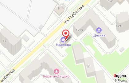 Универсальная строительная компания Надежда в Советском районе на карте