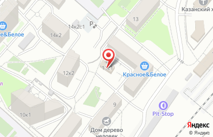 Магазин продуктов в Москве на карте