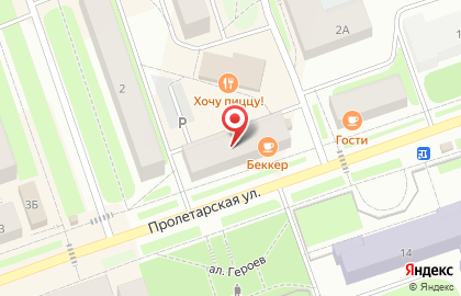 Рыбацкое подворье на Пролетарской улице на карте