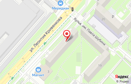 Пятисотка в Октябрьском округе на карте