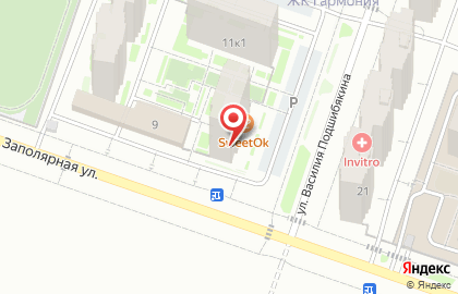 Национальная водная компания Ниагара на Заполярной улице на карте