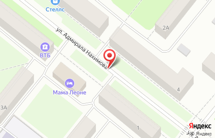 Ягры, МУП на улице Адмирала Нахимова на карте