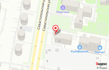 Автомагазин Мотор на Севастопольской улице на карте