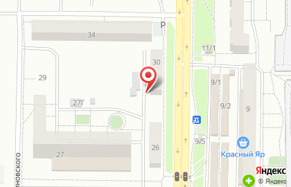 Городок на Краснодарской улице на карте