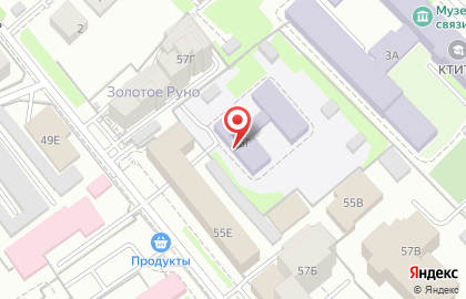 Детский сад №349 комбинированного вида на улице Николая Ершова на карте