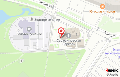 Храм во имя святого преподобного Серафима Саровского на карте