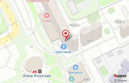 Барбершоп-парикмахерская СуперМен на Братеевской улице на карте