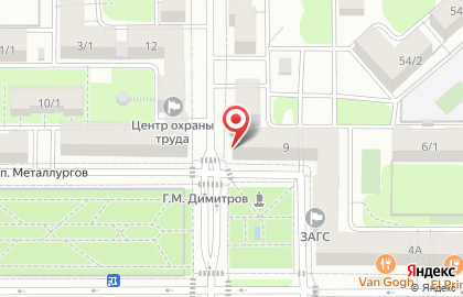 Магазин Монетка в Челябинске на карте
