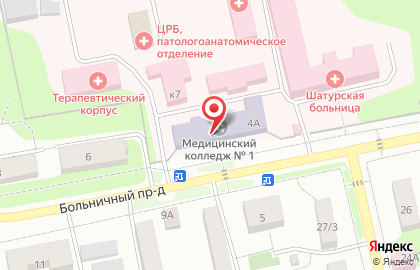 Шатурское медицинский колледж №3 на карте
