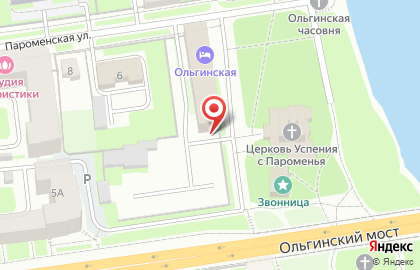 Автостоянка в Пскове на карте