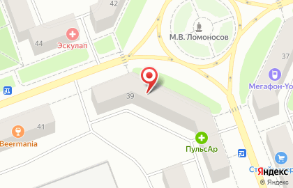Банкомат СберБанк на проспекте Ленина, 36 в Северодвинске на карте